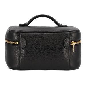 Chanel Skin Pouch Black Vanity Hand Pouch Caviar